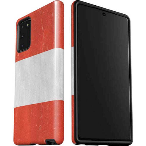 Distressed Austria Flag Galaxy Note20 5G Pro Case